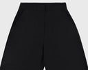 Black wide leg tailored trousers